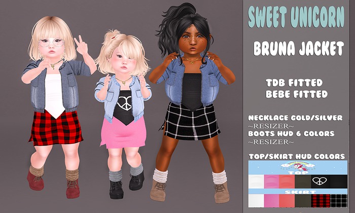 ::SU::FATPACK Bruna Jacket  ~TDB/BEBE FITTED~