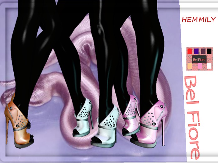 :::BEL FIORE:::HEMMILY HEELS