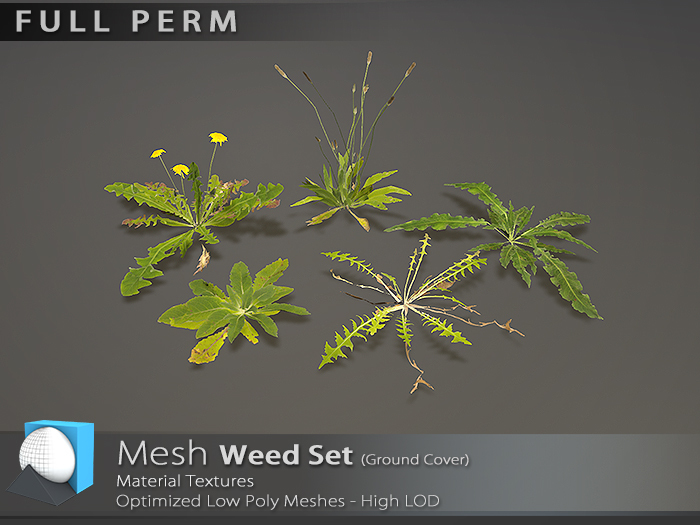 [Prim 3D] - Weed Set "FULL PERM"