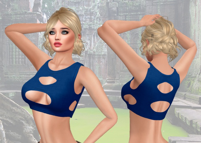 Blue Yavina Tank Top