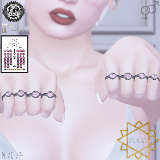 Ama. : DEMO Not So Happy Valentine's Rings :  Maitreya Exp L