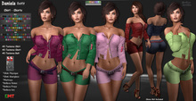 R.F. *DANIELA OUTFIT - SHIRT/SHORTS - Driven Hud 40 textures