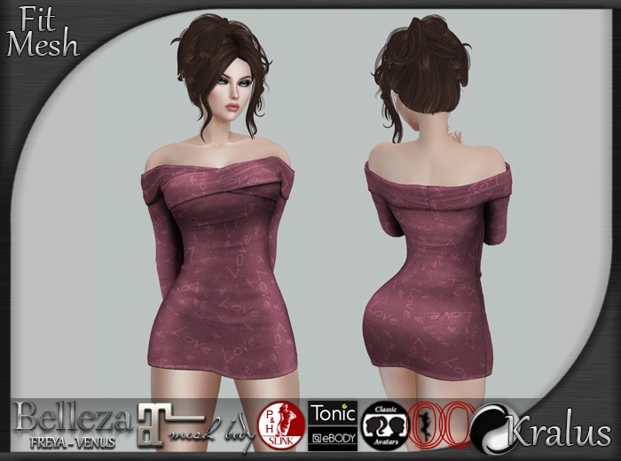 ::KRALUS:: Fit-Mesh : Love : Soft Pink 