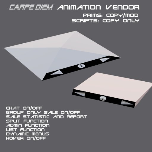 Carpe Diem Animation Vendor Set