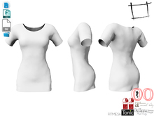 Dae Obj FBX Women's Horizon T-shirt Dress Slink, Belleza, Maitreya, Tonic, Ocacin Standard