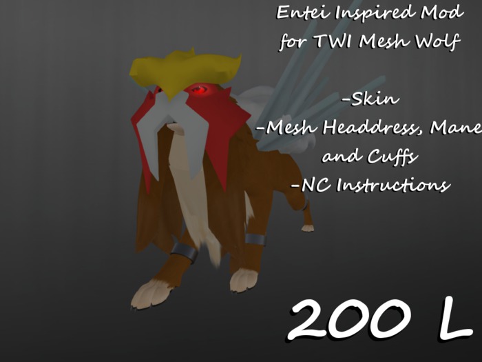 Entei Inspired Mod for TWI Timber Wolf