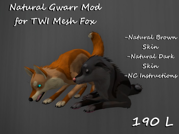 Natural Gwarr Mod for TWI Mesh Fox
