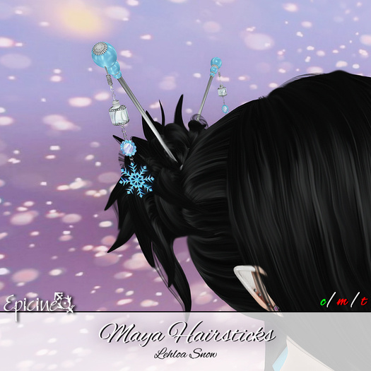 Epicine - Maya Hairsticks - Lehloa Snow