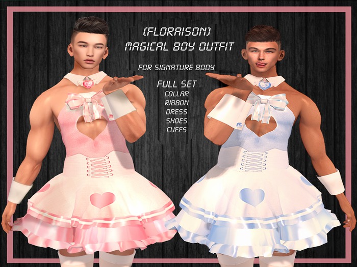 [FLORAISON]Magical boy outfit(pink)
