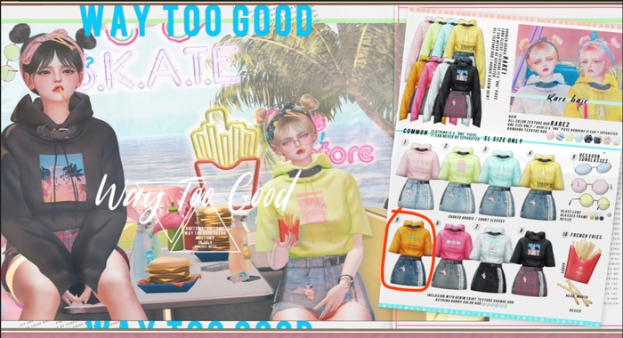 AMITOMO /  AMITOMO / Way Too Good GACHA / XS - 5