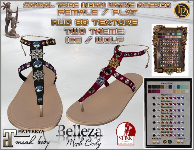 ☾ⅅⅅ☽ ★ SANDAL TRIBE INDIAN NATIVE of AMERICA ★