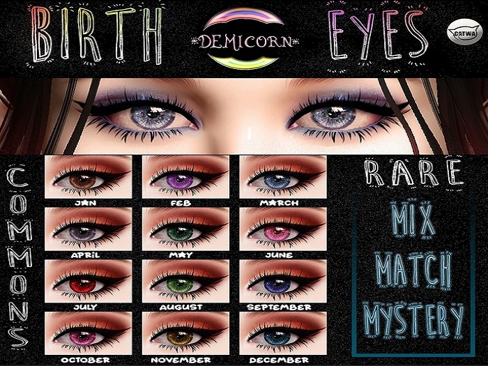 {Demicorn} Birth Eyes - Mix&Match Mystery RARE
