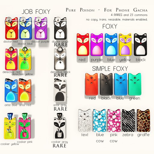 Pure Poison - Fox Phone - Doctor - Gray BOXED - RARE