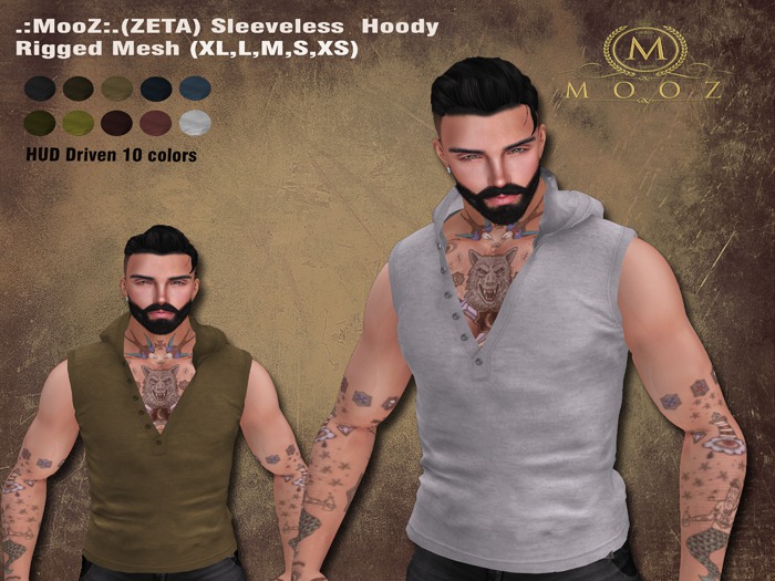 .:MooZ:.(ZETA) Sleeveless  Hoody