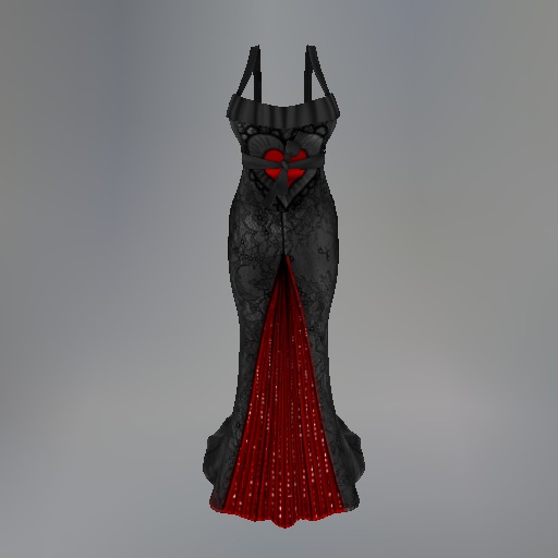 Red Gothic Valentine Maitreya Evening Dress box