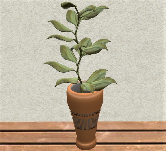 VALEA vase with leaf