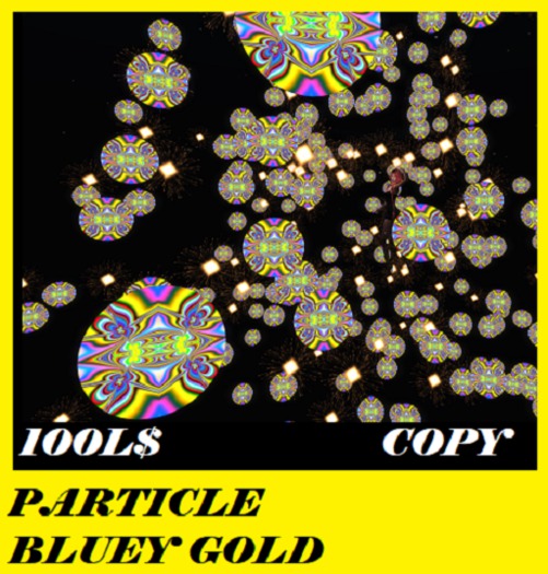 PARTICLE Bluey gold #