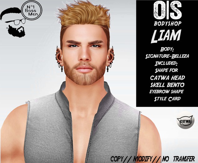 !OS! Shape Bento Catwa Head Skell- Liam