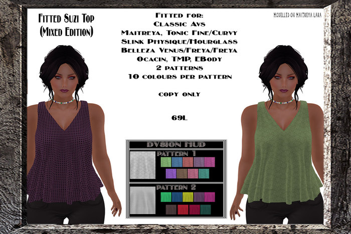 Fitted Suzi Top (Mixed Edition)