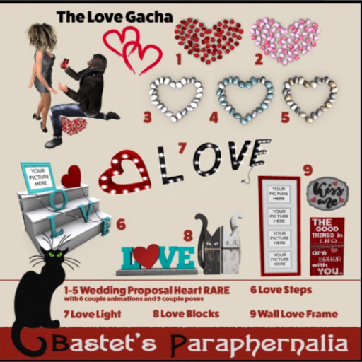 -BP- BOX 2 Wedding Proposal Heart RARE