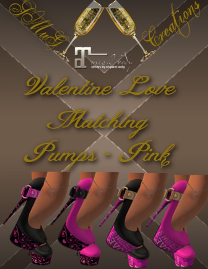 Valentine LOVE Pink Pumps