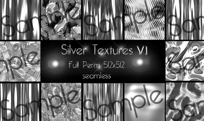 FULL PERM Silver Textures Set VI