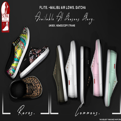 FLite. Malibu Lows Floral F - RARE