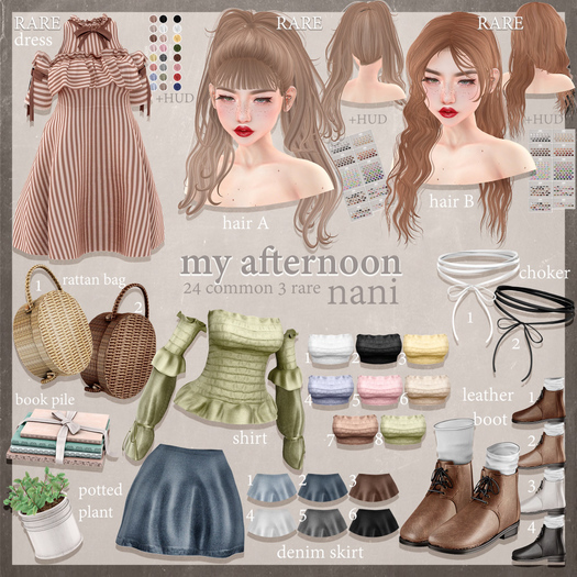 nani - my afternoon - hair B RARE