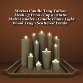 Marios Candle Tray Tallow