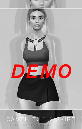 Gaia - Camel top skirt DEMO