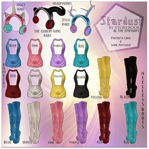 Storybook - Stardust - Tesla Headphones - RARE