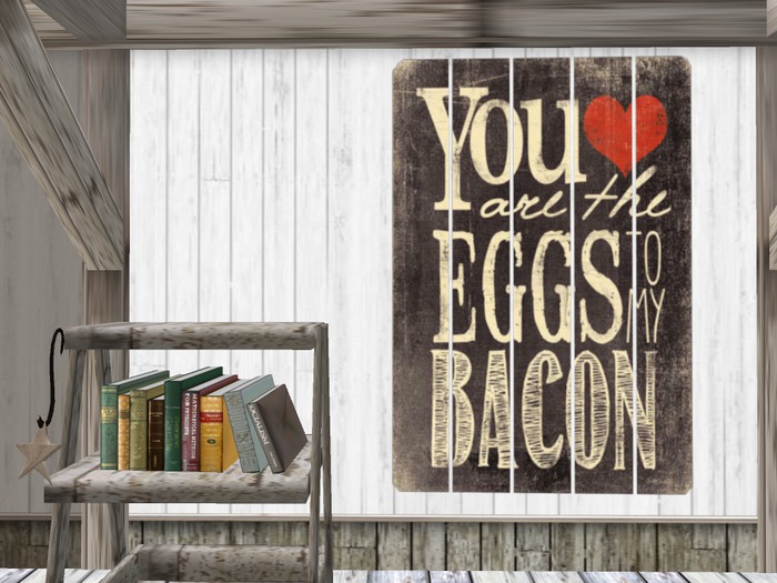 Sign Up Art - Kitchen - Eggs Bacon Sign 
