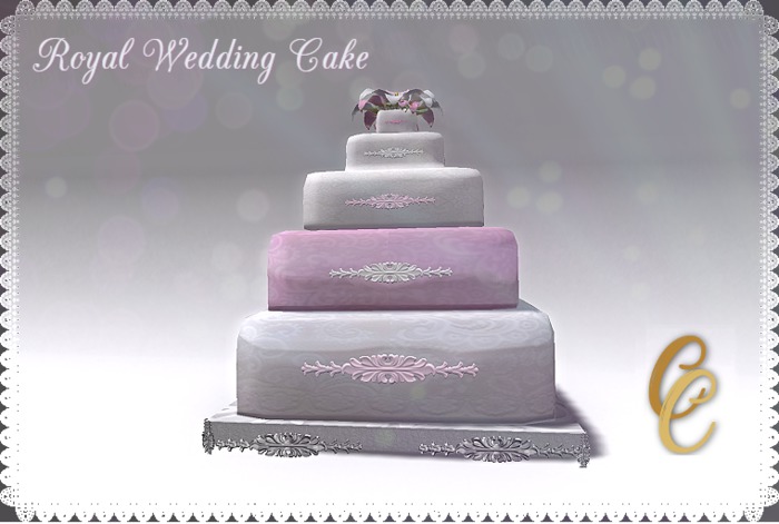 << Charm & Chic >> Royal Wedding Cake