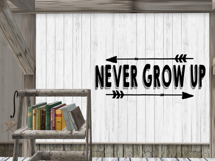 Sign Up Art - Never Grow Up