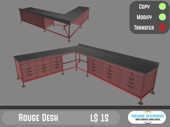 Freeman Enterprises : Rouge Desk