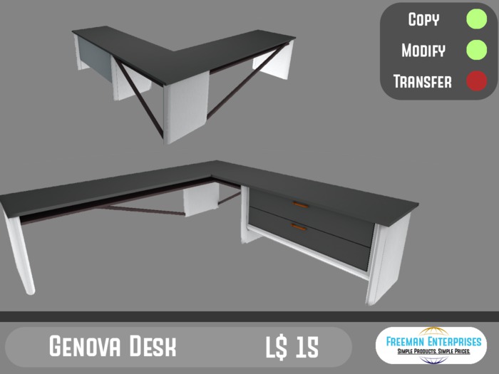 Freeman Enterprises : Genova Desk
