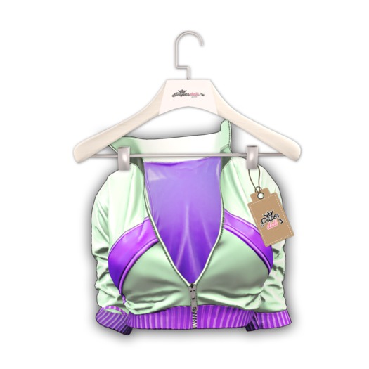 ..::PD::.. Short jacket  White purple [add me]