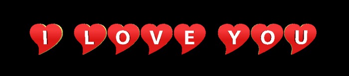 I love you Hearts pinched