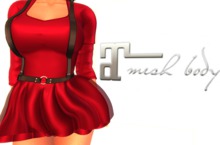 CD -  OUTFIT MINI DRESS RED - Maitreya