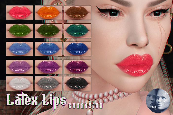 . c o r r o s i o n // Lips . Latex II (Genus)