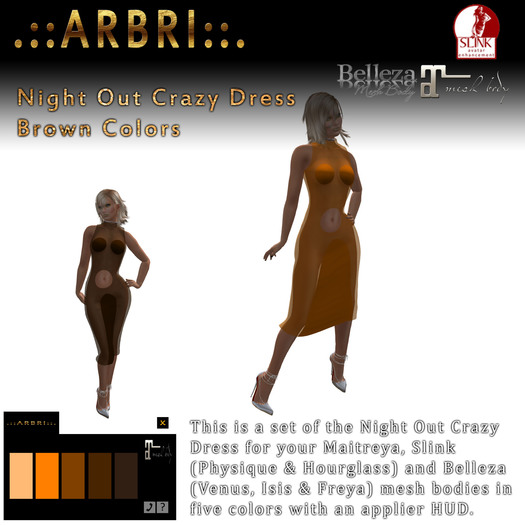 .::Arbri::. Nightout Crazy (brown)