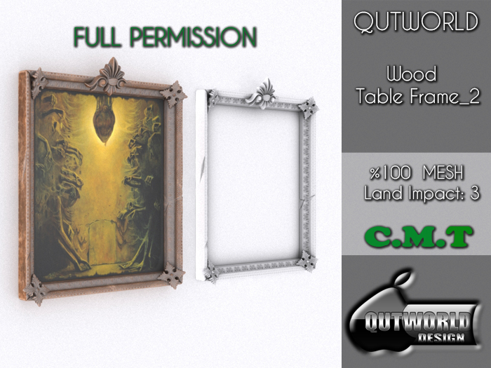 .::QUTWORLD .::Wood Table Frame_2_::.FP Unpack (ADD)