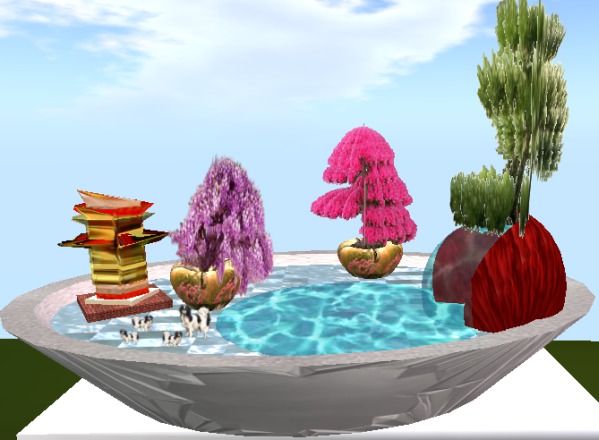 Tiny Tranquility Forrest Water Garden Tabletop Fountain