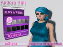 Andora Hair With Hud Black & Whites