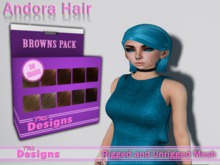 Andora Hair With Hud Browns