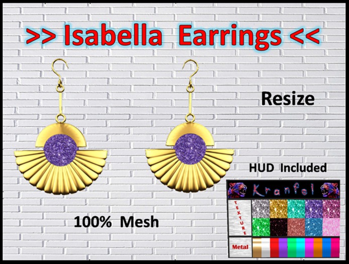 >> Isabella Earrings <<
