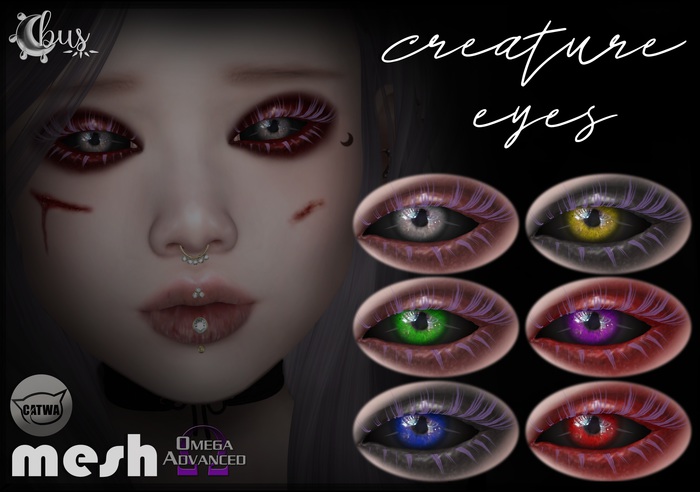 -bus- Creature Eyes *FATPACK* {Catwa -Mesh -Omega}