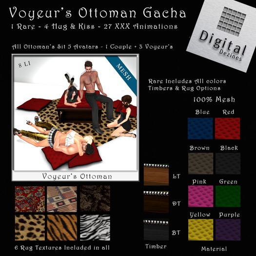 .::DD::.  Voyeur's Ottoman Ultimate RARE