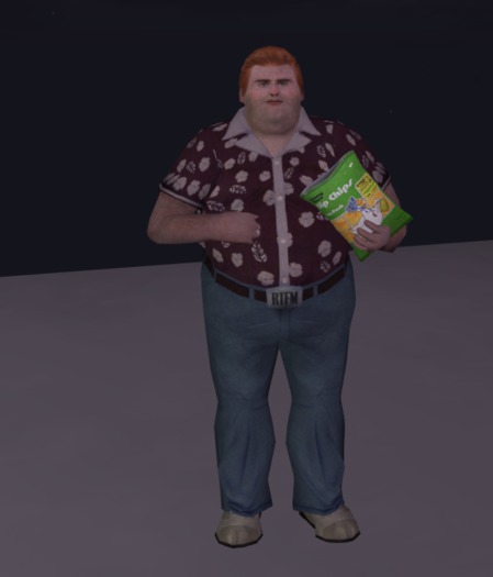 comic man Nortons mesh avatar