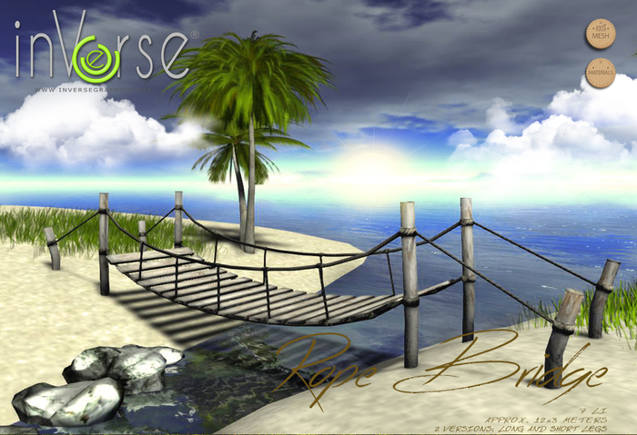 ☰ inVerse ☰ Rope & planks bridge 
